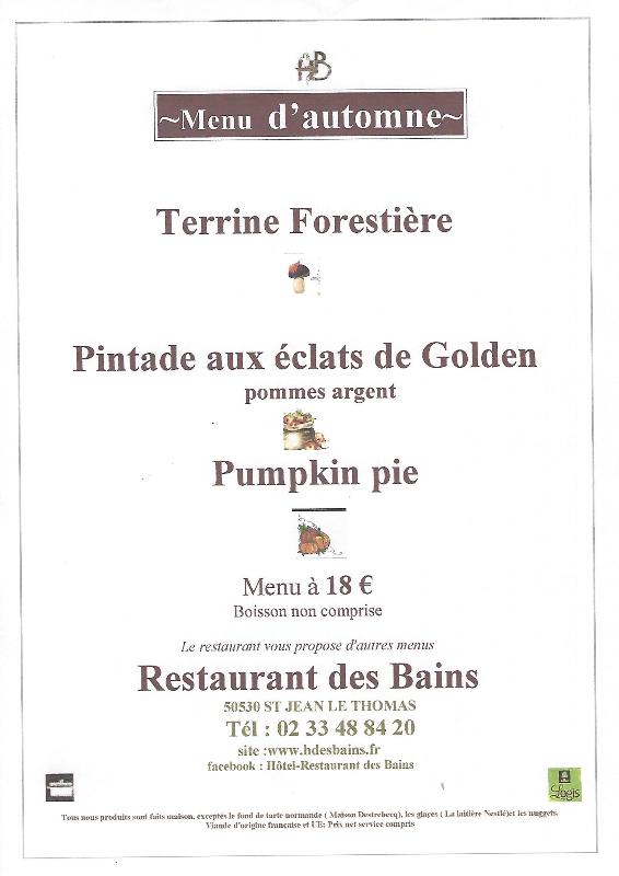 Le 29 octobre 2017, fête d'automne à St Jean le Thomas Le 29 octobre 2017, fête d'automne à St Jean le Thomas