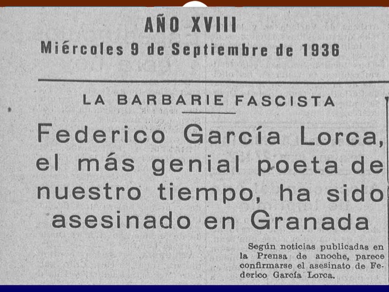 Hommage à Federico Garcia Lorca Hommage à Federico Garcia Lorca