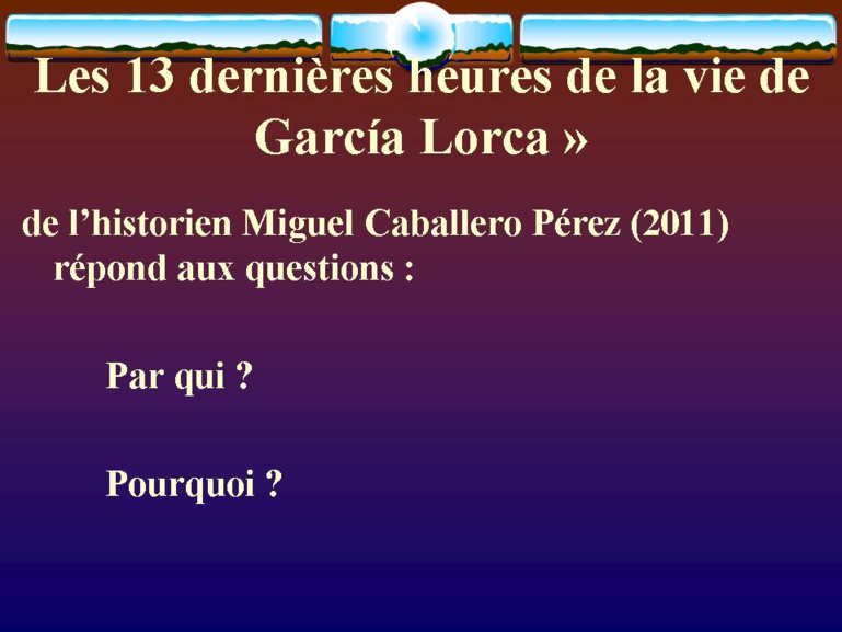 Hommage à Federico Garcia Lorca Hommage à Federico Garcia Lorca