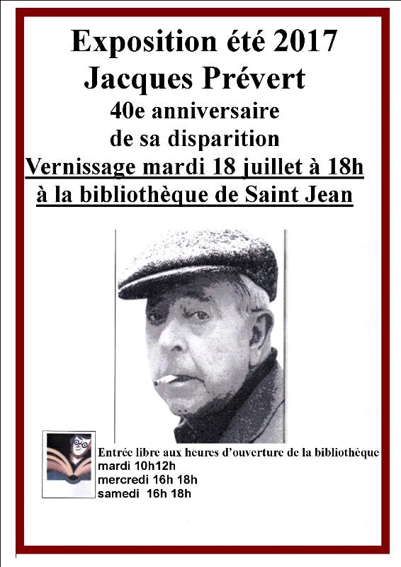 Tout l'été 2017, Expo Prévert à St Jean le Thomas Tout l'été 2017, Expo Prévert à St Jean le Thomas