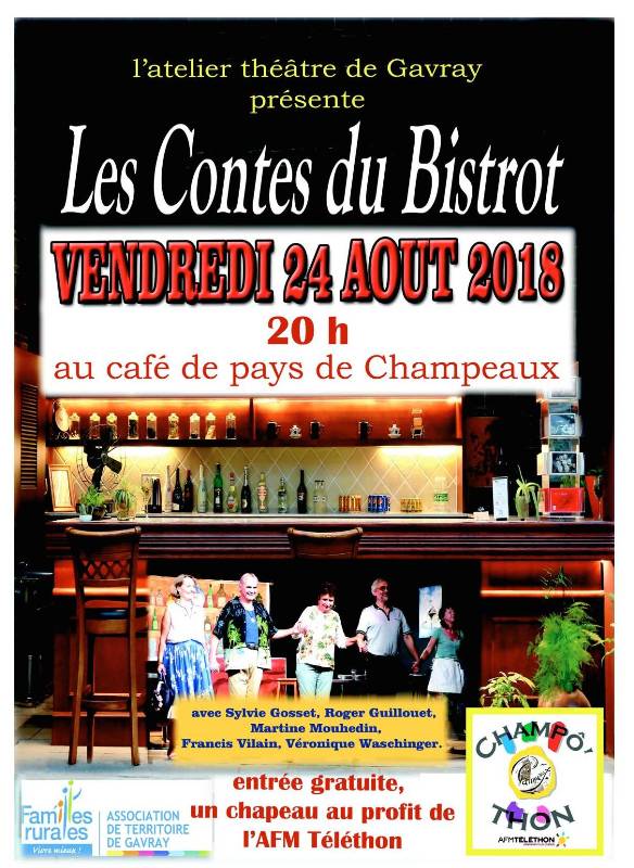 Le 24 août 2018, théâtre à Champeaux Le 24 août 2018, théâtre à Champeaux