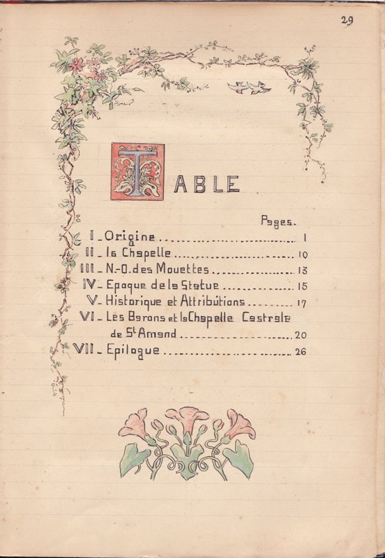 Extrait d'un document de la famille Malloué de 1923