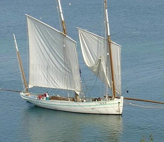 Les îles Chausey avec la Bisquine, ou avec "Jolie France"