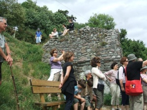 le panorama et la cabane Vauban vus de l'allée des Mimosas