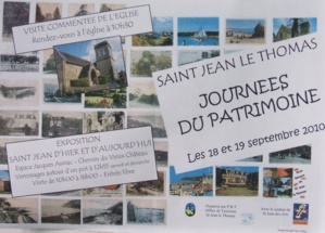 Affiche de l'expo. Journées du patrimoine 2010