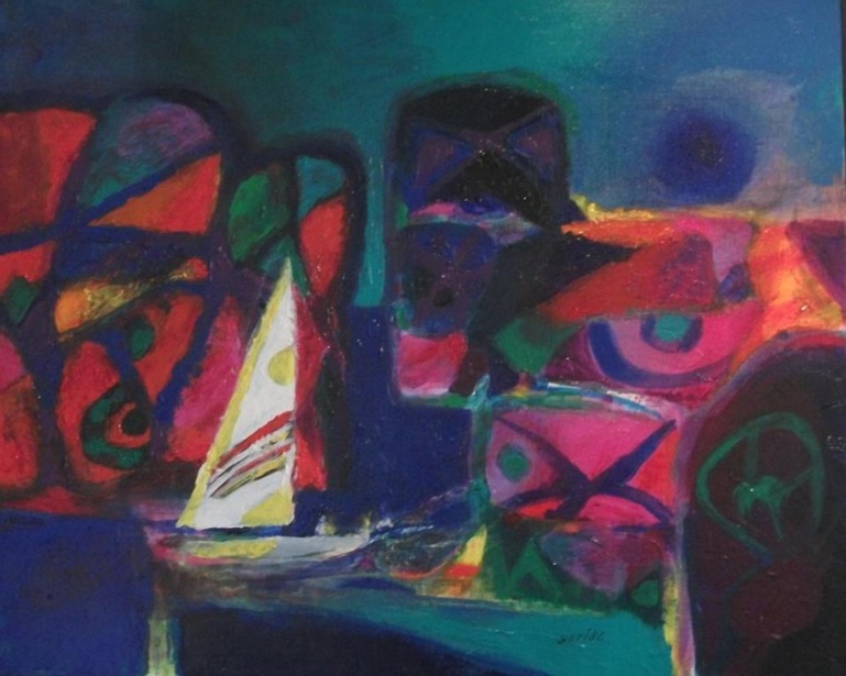 La Voile Blanche ( 88 x 72 ) La Voile Blanche ( 88 x 72 )