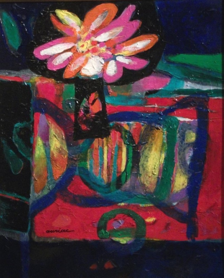 La Table au Bouquet ( 65 x 54 )