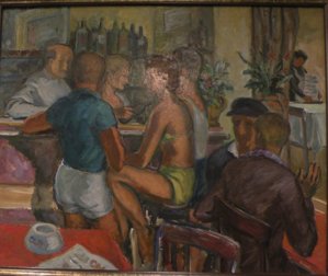 Au bar de l'Hôtel de la Plage Au bar de l'Hôtel de la Plage