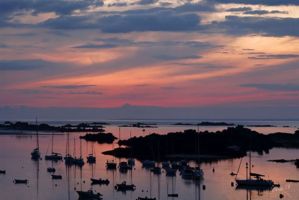 Couchant sur les Iles Chausey Couchant sur les Iles Chausey