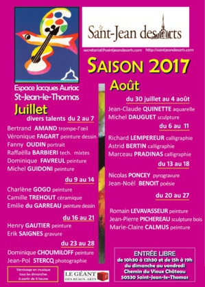 Exposants de Saint Jean des Arts de 2006 à 2021... Exposants de Saint Jean des Arts de 2006 à 2021...