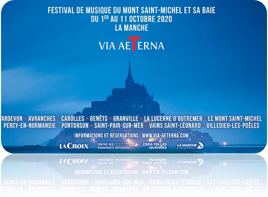 Du 1 au 4/10 et du 8 au 11/10/2020 : festival VIA AETERNA Du 1 au 4/10 et du 8 au 11/10/2020 : festival VIA AETERNA