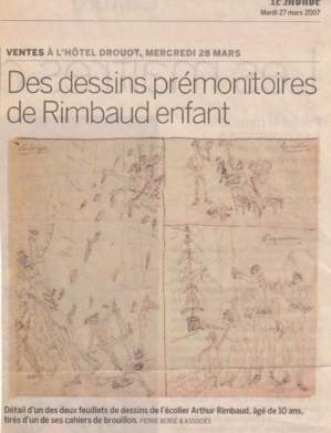 RIMBAUD ou le vertige de l’être : exposé d'André Melly