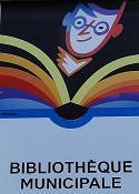 Le logo créé par Jacques Auriac pour la bibliothèque