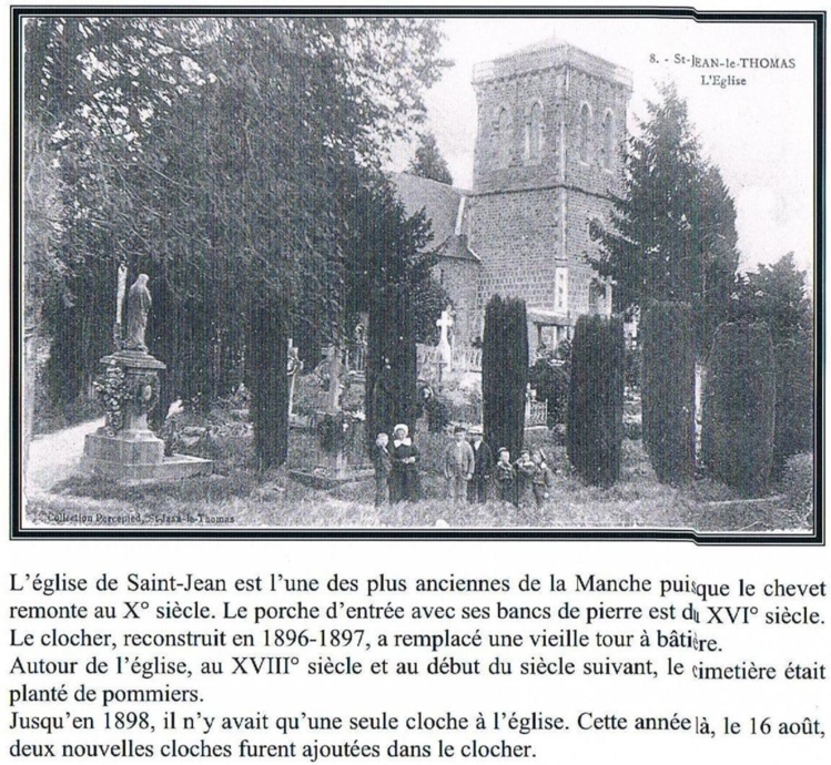 Saint Jean le Thomas, hier et aujourd'hui