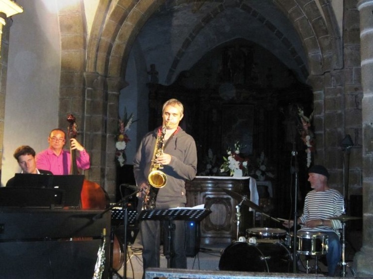 Concert de jazz à l'église