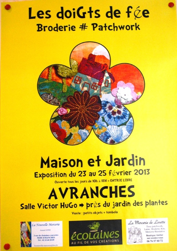 23 au 25 février, exposition "Les doigts de fée" à Avranches 23 au 25 février, exposition "Les doigts de fée" à Avranches