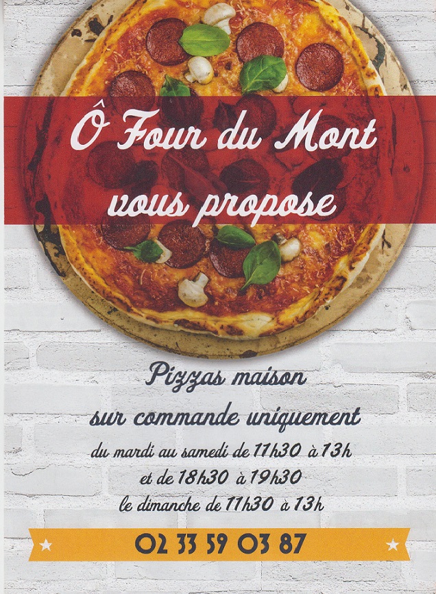 Pizzas à emporter "Ô Four du Mont"