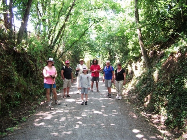 Carolles, sur l'ancienne voie ferrée