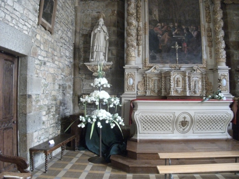 Journées du Patrimoine 2013 à Lolif : l'église fleurie