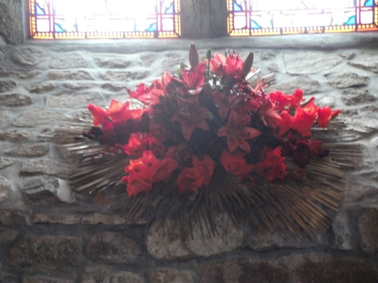 Journées du Patrimoine 2013 à Lolif : l'église fleurie