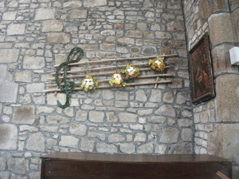 Journées du Patrimoine 2013 à Lolif : l'église fleurie