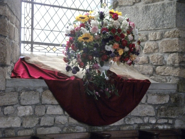 Journées du Patrimoine 2013 à Lolif : l'église fleurie