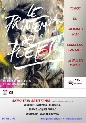 La "Baie en Poésie" : historique et mes coups de coeur 2014 La "Baie en Poésie" : historique et mes coups de coeur 2014