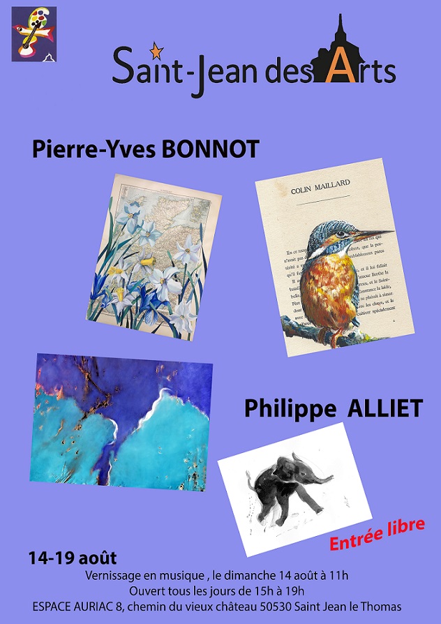 Le 14/8/2022, vernissage en musique avec Saint jean des Arts Le 14/8/2022, vernissage en musique avec Saint jean des Arts