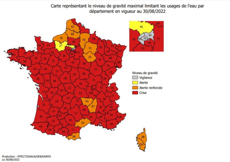 La sécheresse en France