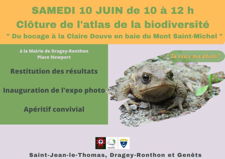 Le 10/6/2023, clôture de l'atlas de la biodiversité Le 10/6/2023, clôture de l'atlas de la biodiversité