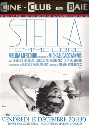 Le 15/12/2023, 20h30, ciné-club : STELLA, femme libre Le 15/12/2023, 20h30, ciné-club : STELLA, femme libre