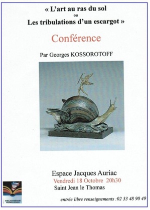 L'art au ras du sol ou les tribulations d'un escargot L'art au ras du sol ou les tribulations d'un escargot