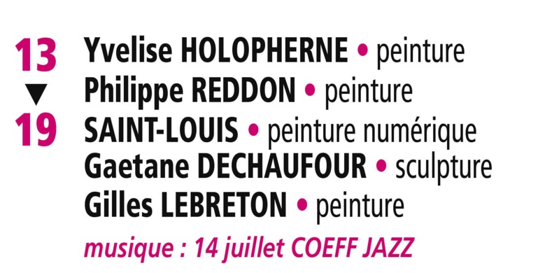 Le 14/7/2024, vernissage en musique avec Saint Jean des Arts Le 14/7/2024, vernissage en musique avec Saint Jean des Arts