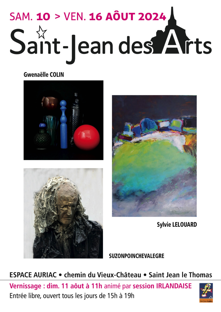 Le 11/8/2024, vernissage en musique avec St Jean des Arts Le 11/8/2024, vernissage en musique avec St Jean des Arts