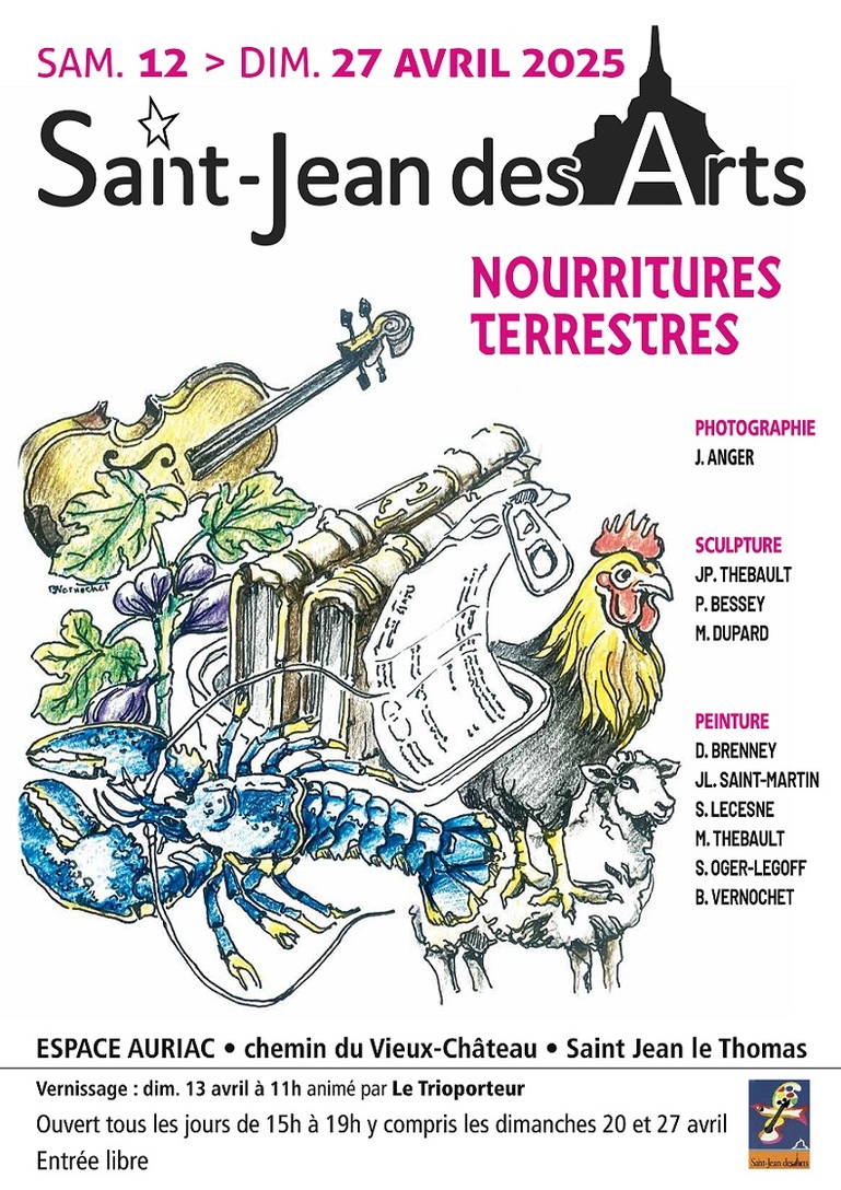 Le 13/4/2025, SAINT JEAN DES ARTS REVIENT Le 13/4/2025, SAINT JEAN DES ARTS REVIENT