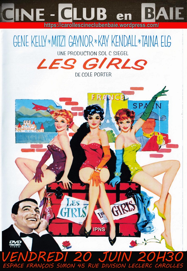 Le 20/6/2025, 20h30, ciné-club à Carolles : LES GIRLS