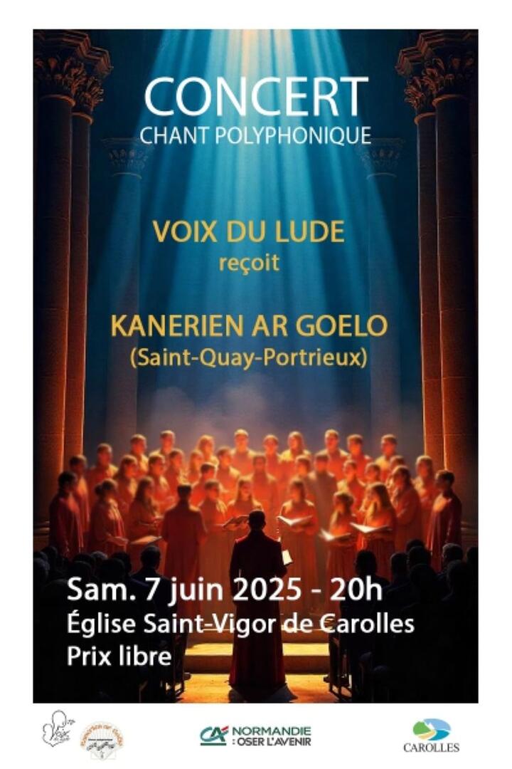 le 7/6/2025, 20h, concert polyphonique à Carolles