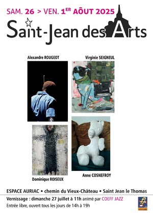 Le 27/7/2025, vernissage en musique avec Saint jean des Arts