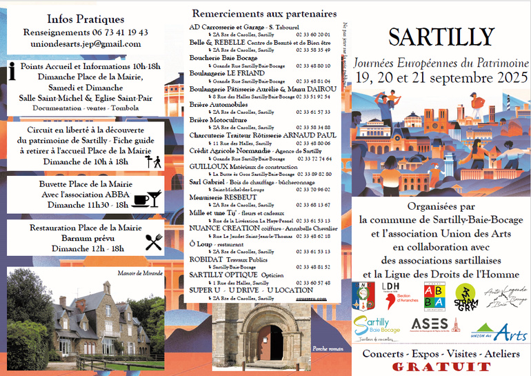 Les 19, 20 et 21/9/2025, J.E.P. à Sartilly