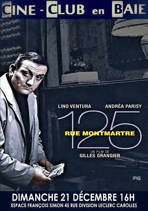 Le 21/12/2025, 16h, ciné-club à Carolles : "125 rue Montmartre"