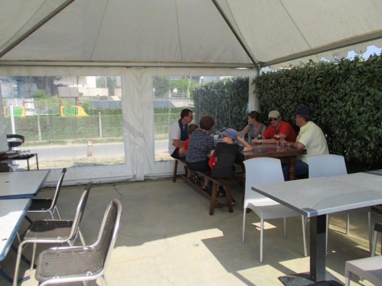 la terrasse couverte