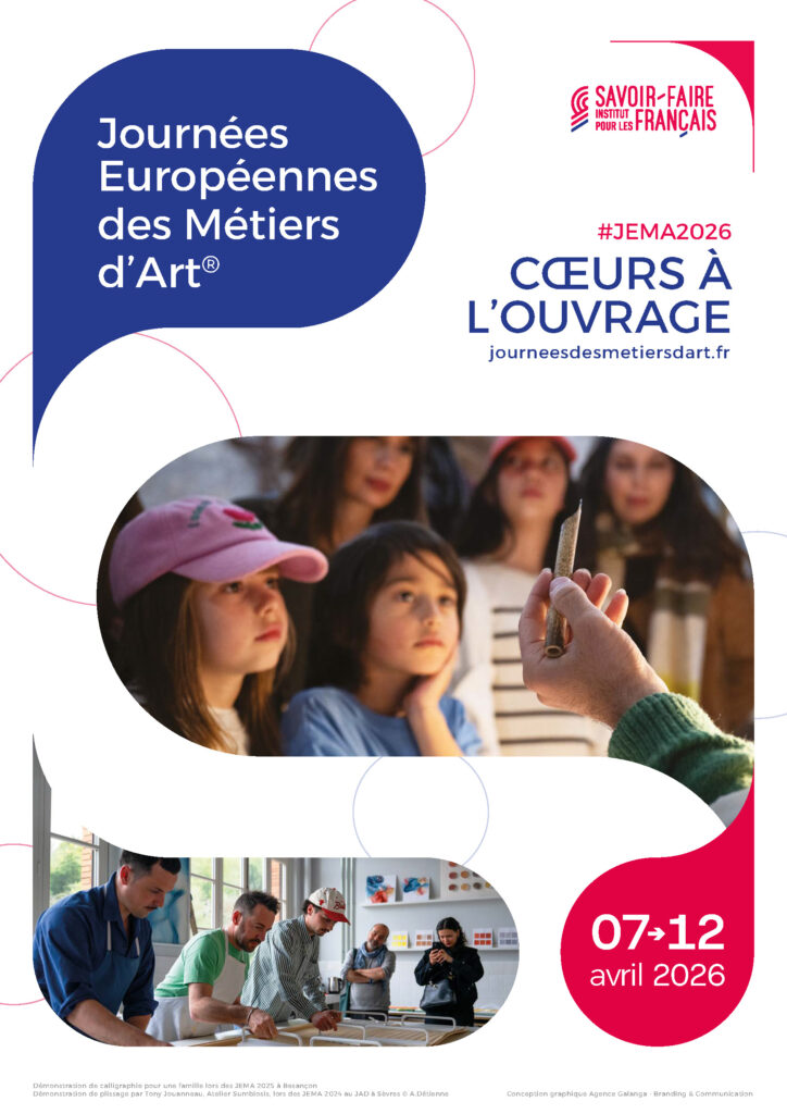 Du 7 au 12/4/2026, Journées européennes des métiers d'art