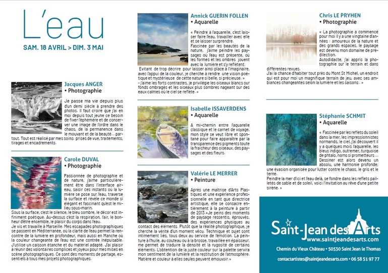Le 19/4/2026, vernissage en musique avec St Jean des Arts