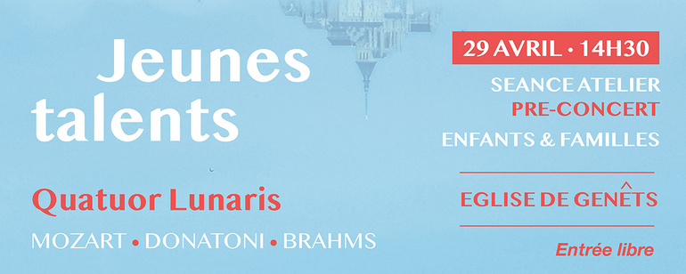 Les 29 avril et 1e mai, concerts des " Moments Musicaux"