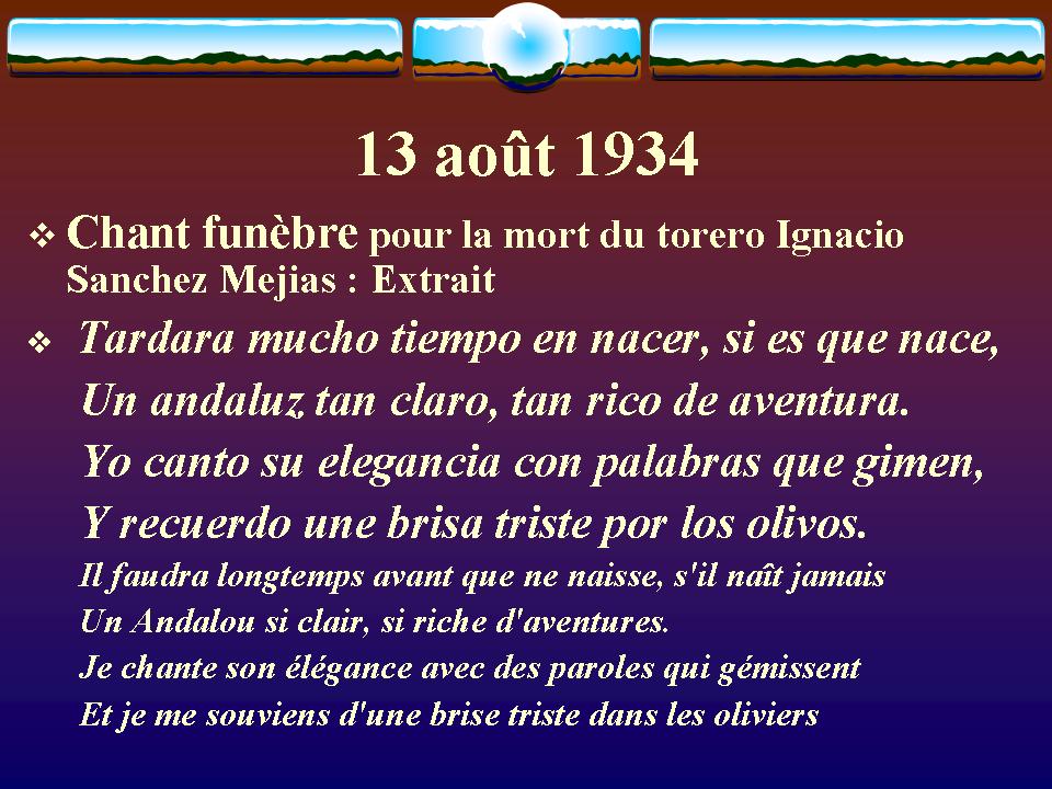Hommage à Federico Garcia Lorca Hommage à Federico Garcia Lorca