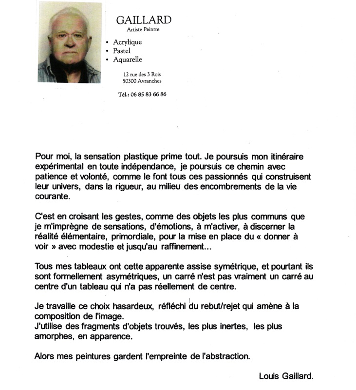 Coup de coeur pour Louis Gaillard