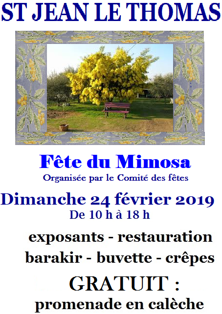 Le 24/02/2019, Fête du Mimosa 