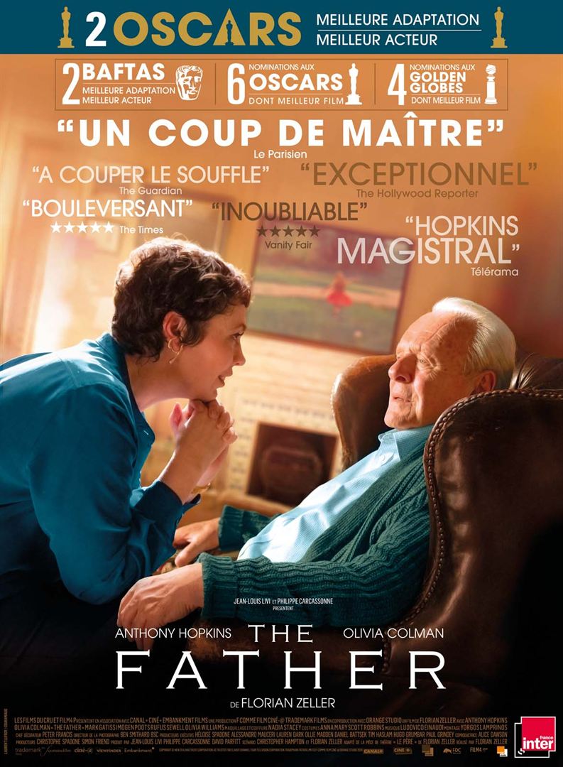 Le 11/9/2021, 20h30, cinéma à carolles :THE FATHER