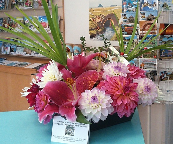 Bouquets et compositions florales avec Noëlle Denoual