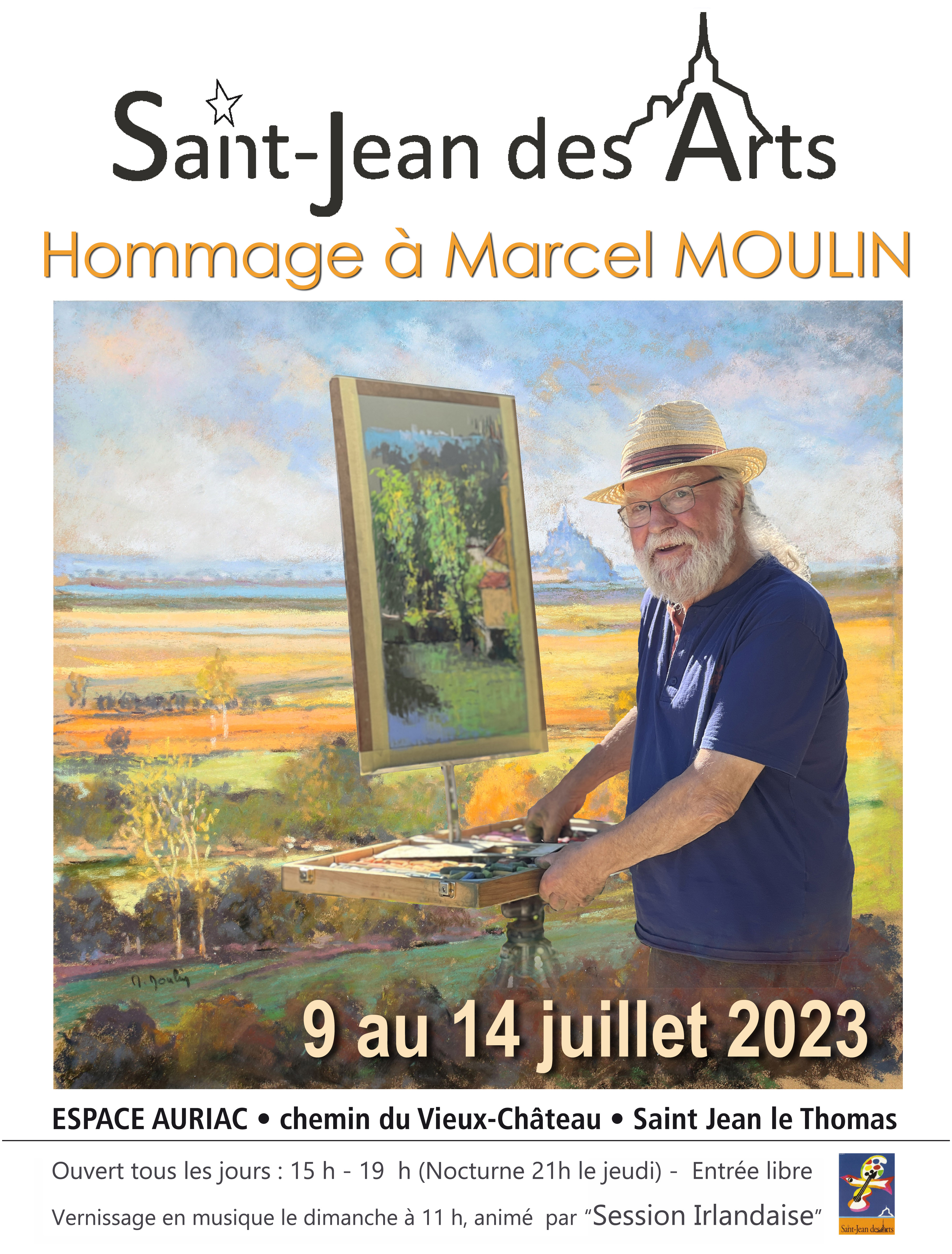 Du 9/7 au 14/7/2023, hommage à Marcel Moulin 